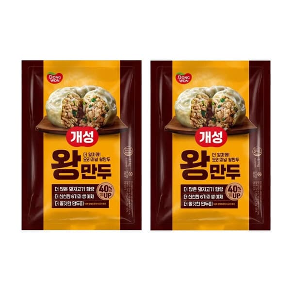 동원스타배송 개성 왕만두 2.1kg 2개