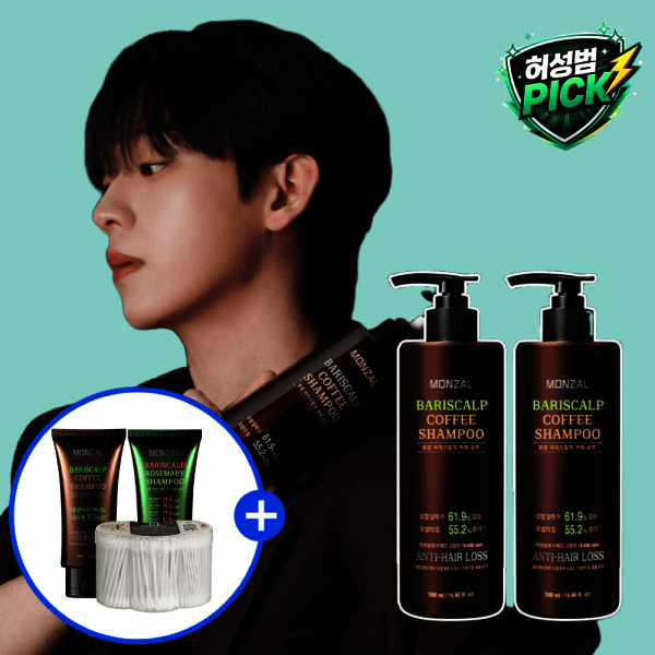 루트비 몽잘 바리스칼프 커피 샴푸 500ml 2개 - 최저가 40,900원