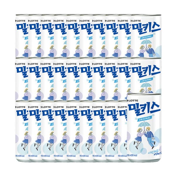 롯데칠성스타배송 밀키스 190ml x 30입
