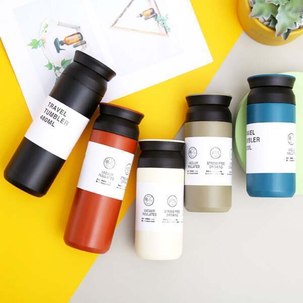 진화유통 텀블러 보온보냉 350ml 500ml 각인 라벨 제작 가능