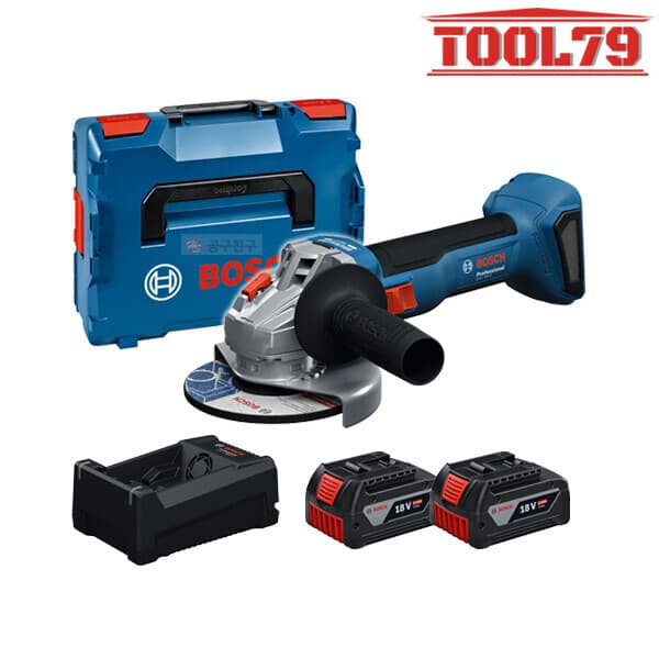 09친구 보쉬 GWS18V-8 충전 그라인더 18V 5.0Ah 배터리 2개 100mm 브러쉬리스 - 최저가 321,300원