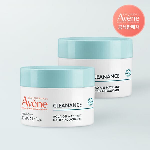 아벤느(공식판매처) 아벤느 클리낭스 아쿠아 크림 인 젤 50ml 2개 + SOS크림 5ml 2개 + 제라캄 로션 10ml 2개