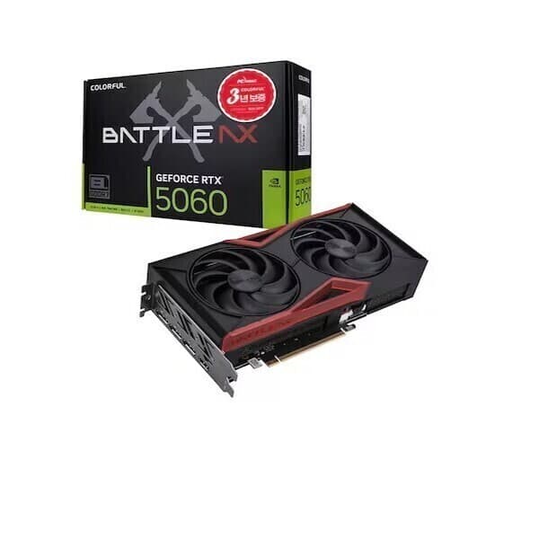 (주)모든씨앤씨 COLORFUL 지포스 RTX 5060 토마호크 DUO D7 8GB - 최저가 568,000원