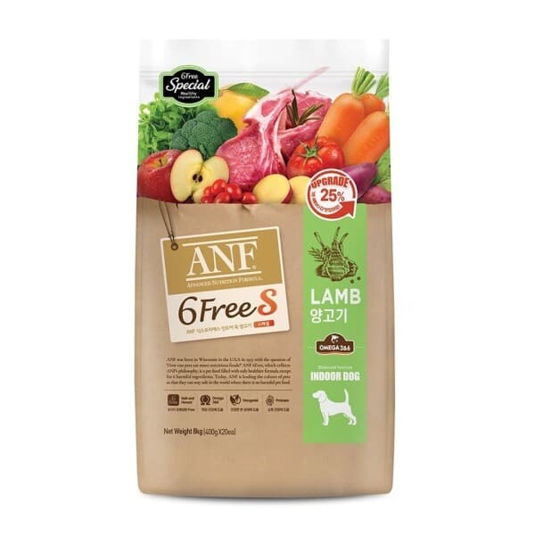 퓨어리젠 ANF 6free 양고기 8kg - 최저가 60,400원