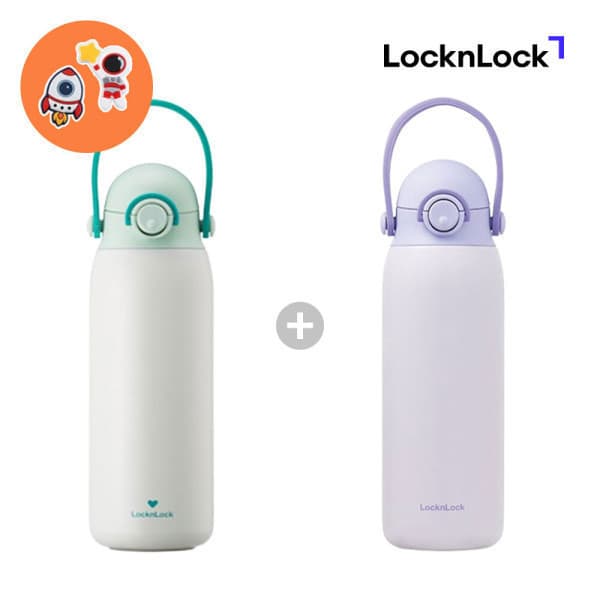 에벤에셀텀블러 락앤락 스쿨핏 어린이 원터치 텀블러 500ml 스트랩