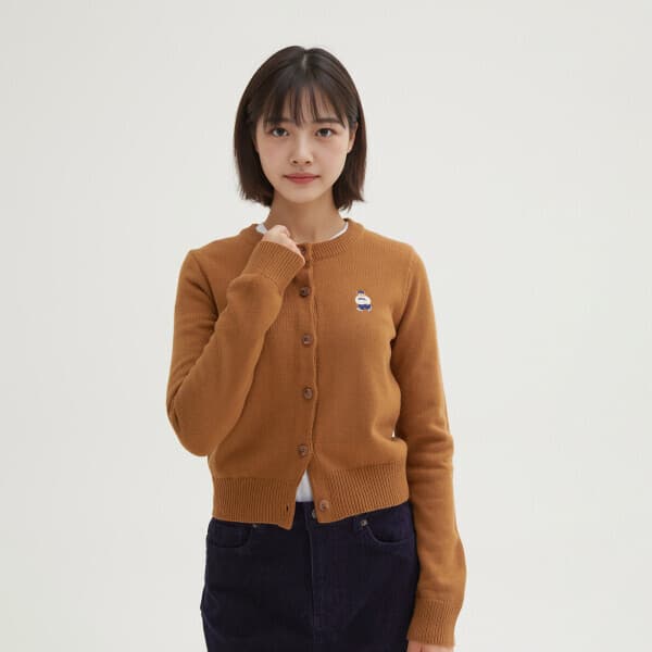 글로벌SPA 스파오 우디 크롭 카디건 SPCKF49G50