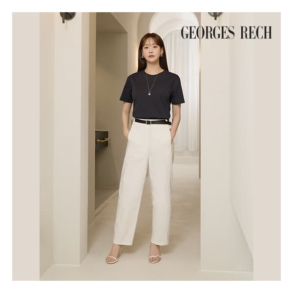 롯데 원티비 조르쥬 레쉬 26SS 라이트 배럴 팬츠 - 최저가 59,000원