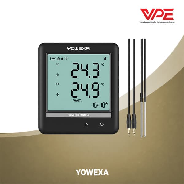 브이피이코리아 YOWEXA YDP-700E-K 2채널 외장센서 온도기록계 - 최저가 253,000원