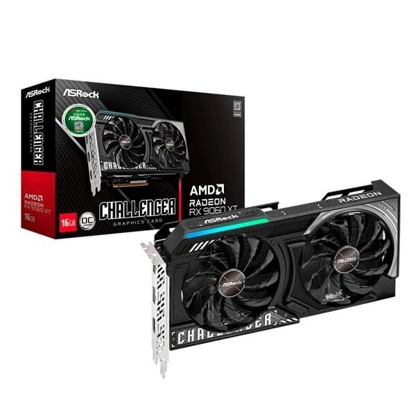 픽셀스테이션 ASRock 라데온 RX 9060 XT CHALLENGER OC D6 16GB - 최저가 601,080원