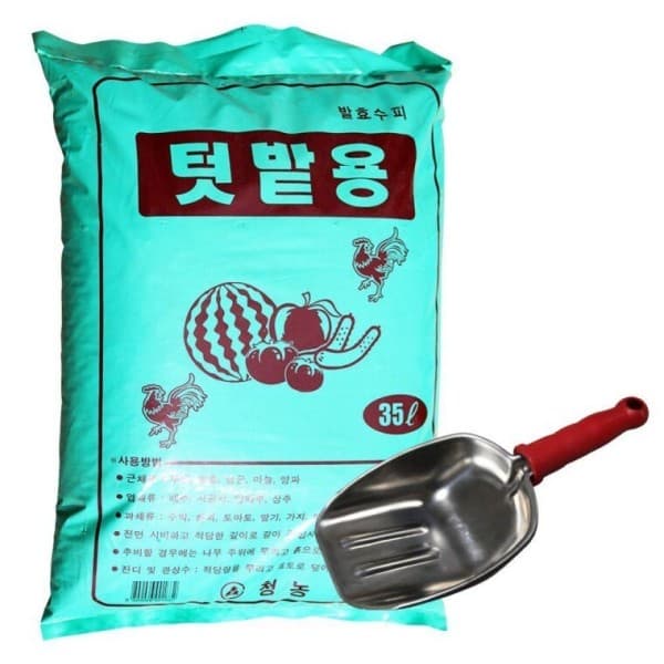 yujunys 텃밭용 발효수피 35L + 바가지삽