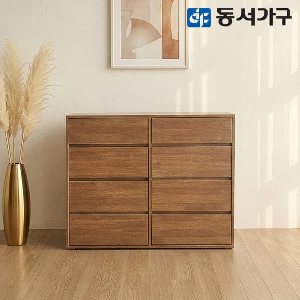 동서가구mall 아보 4단 1000 서랍장 월넛 DF645829
