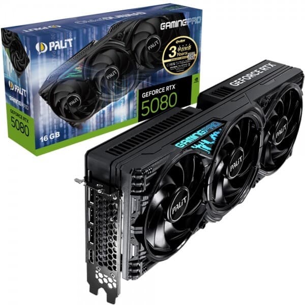 픽셀스테이션 PALIT 지포스 RTX 5080 GAMINGPRO D7 16GB