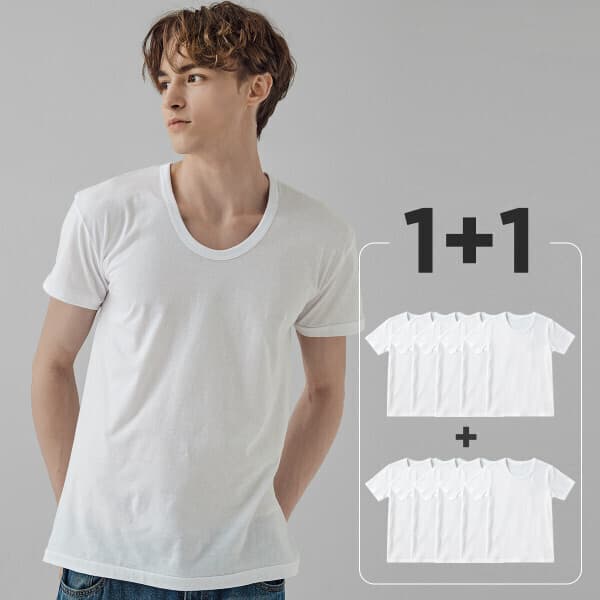 비와이씨(SINCE_1946) BYC 백색 반팔런닝 5매입