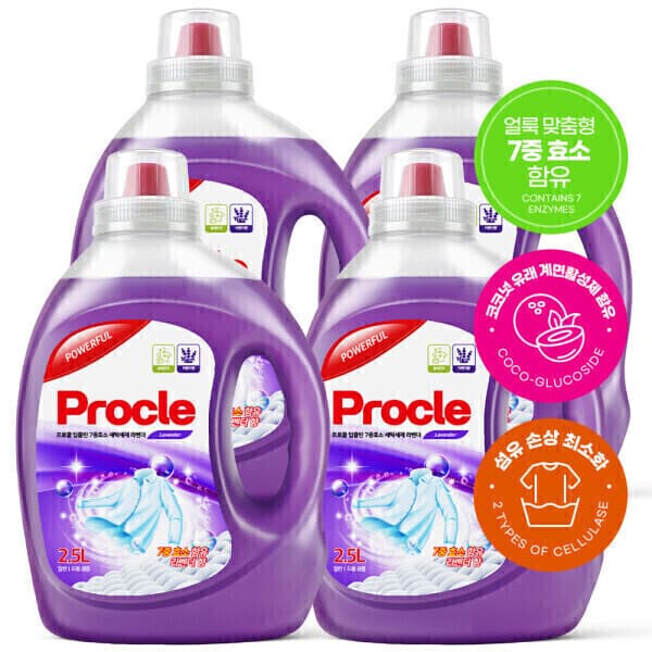 프로클 프로클 딥클린 세탁세제 2.5L 7중 효소 일반 드럼 세탁기용 - 최저가 19,200원
