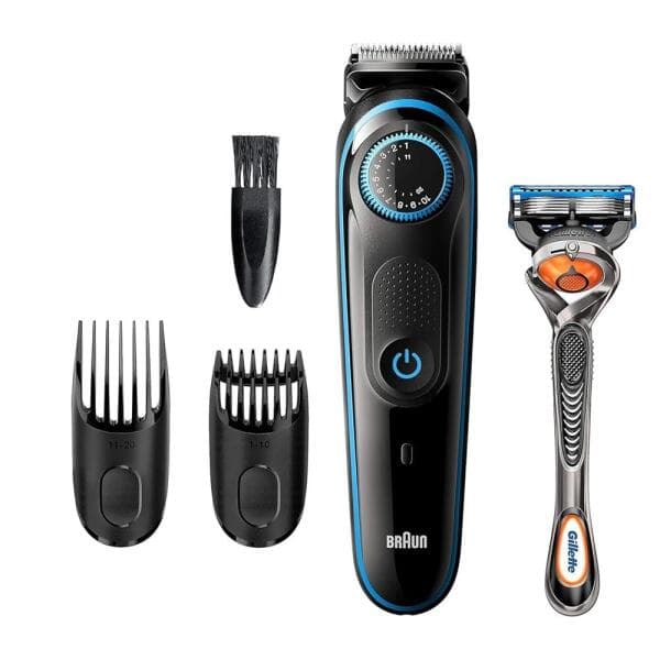 햄찌마을 Braun 남성용 수염 트리머 무선 재충전 가능 헤어 클리퍼 질레트 프로 글라이드 면도기 포함 BT5240 - 최저가 86,400원