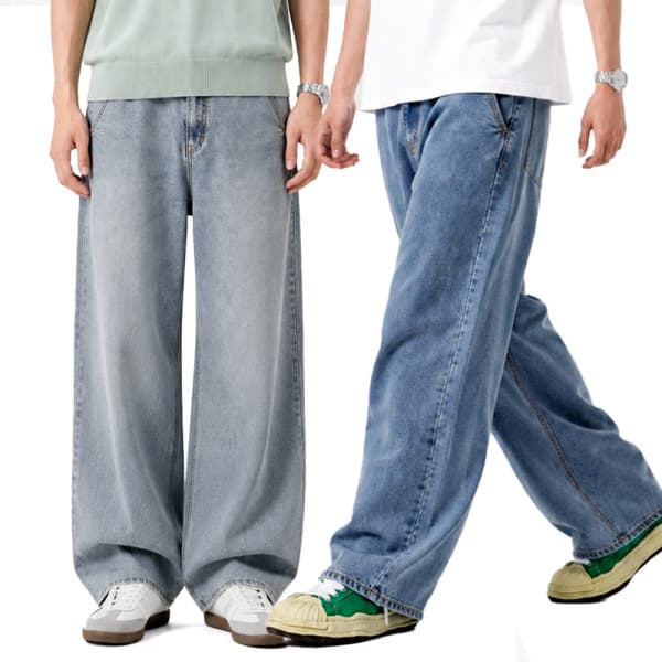 비브레이커스 Vbreakers Men's Summer Wide Denim Pants VG313