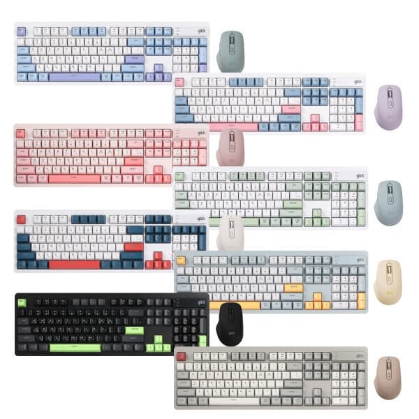 남강샵 지클릭커 오피스프로 WMK529 사일런스 M 무소음 무선 블루투스 키보드 마우스 세트 104키