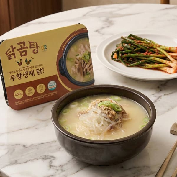 농업회사법인일농 무항생제 닭곰탕 400g x 4팩