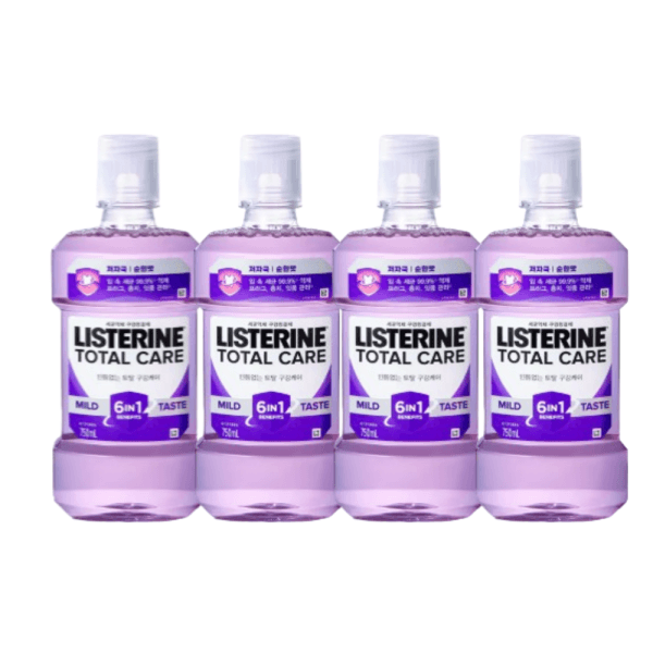 아이유상점 리스테린 토탈케어 마일드 750ml 4개