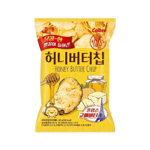 스마트콘 CU 해태 허니버터칩 60g