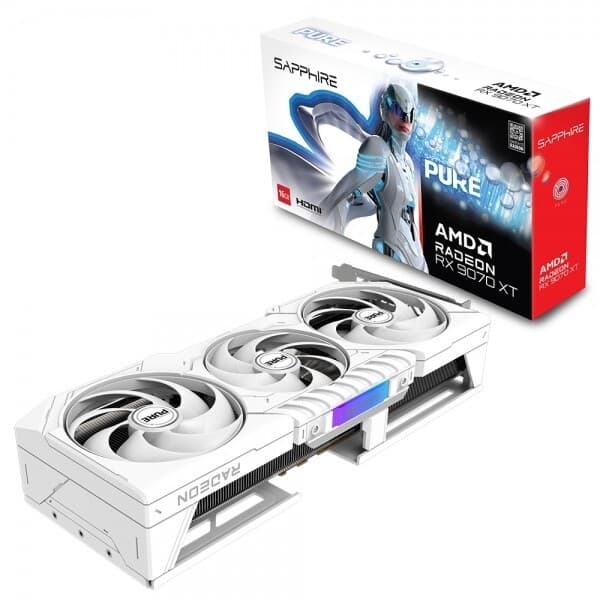 픽셀스테이션 SAPPHIRE 라데온 RX 9070 XT PURE OC D6 16GB