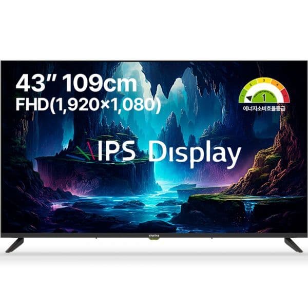필구컴퍼니 스타인즈 43인치 FHD LED TV 109cm 스탠드형 KKZ4302FH