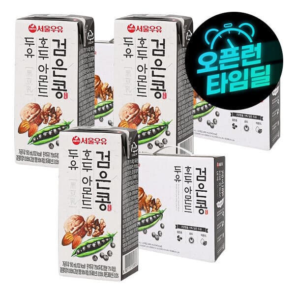 서울우유-스타배송 검은콩호두아몬드 두유 190ml 20입 3개 세트 - 최저가 21,500원