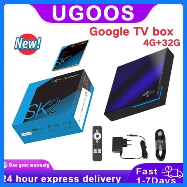 나미고1004 Ugoos SK2 스마트 TV 박스 Android 12 4GB 32GB WIFI6 BT5.2 4K Dolby - 최저가 160,320원
