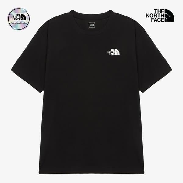 신세계백화점 노스페이스 NT7UR77A 남성 코튼 베이직 반팔 티셔츠 BLACK - 최저가 33,640원