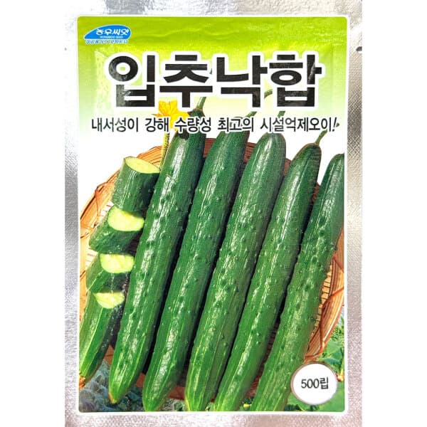 제일농약사 농우 26년 입추낙합 오이씨앗 500립