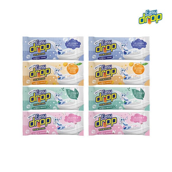 롯데 홈쇼핑 이지드롭 변기크리너 리필 8팩 혼합향 - 최저가 27,880원