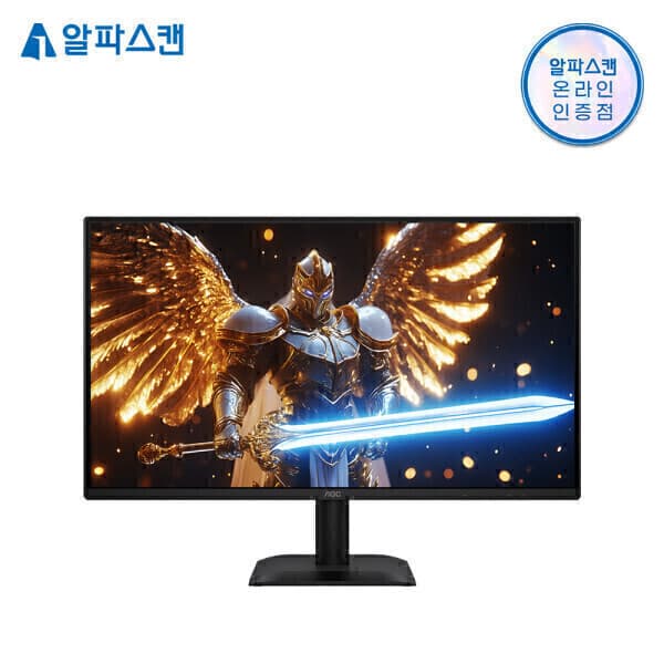 알파스캔스토어 알파스캔 AOC 27E40L 27인치 게이밍 보더리스 144Hz IPS 원형편광 AI HDR
