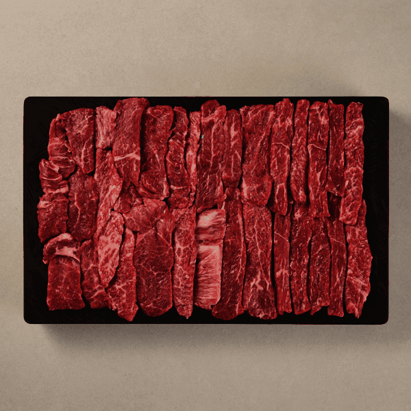 최저가취급스토어 1++투뿔 한우 구이용 갈비살 400g 시즈닝 올리브오일