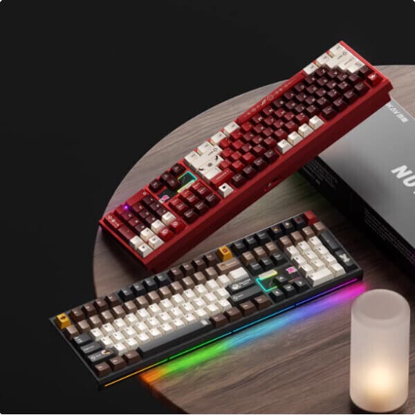 HP플러스 WEIKAV NUT108 무선 CNC 기계식 게이밍 키보드 RGB 10000mah 핫스왑 - 최저가 127,880원