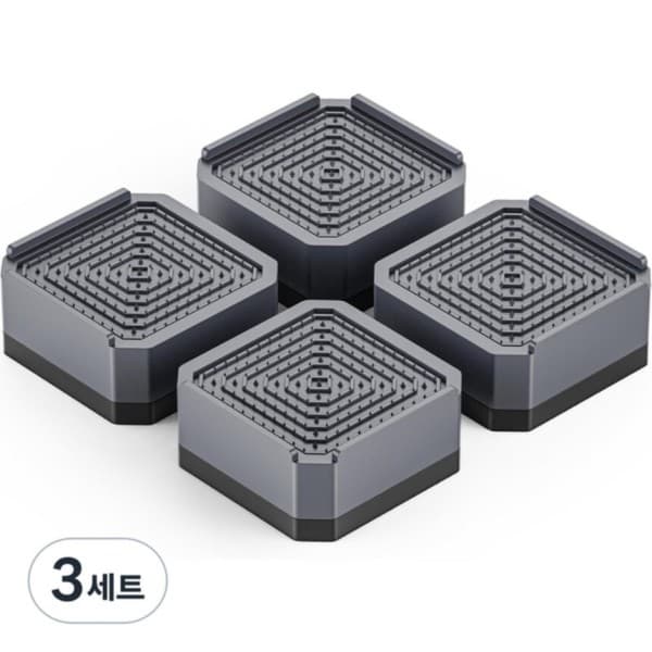 솔리몬레몬즙 드럼세탁기 냉장고 제빙기용 발받침 방진패드