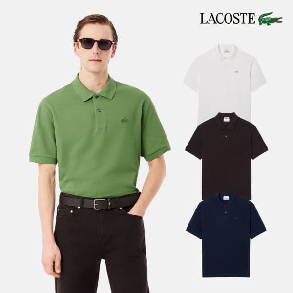 lacoste 라코스테 남성 크록 시그니처 루즈핏 반팔 폴로 셔츠 PH7757-56G