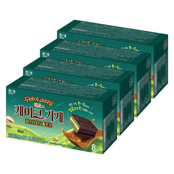 해태제과-스타배송 예쓰의 케이크가게 피스타치오초코 4개 - 최저가 24,300원