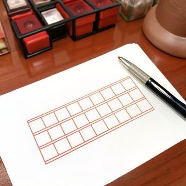 만물의모든것 원고지 스탬프 네모 칸 도장 오답 공부 체크