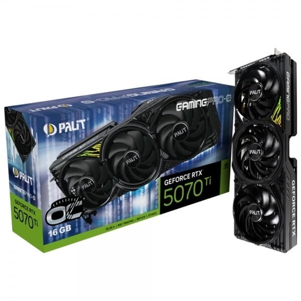 픽셀스테이션 PALIT 지포스 RTX 5070Ti GAMINGPRO-S OC D7 16GB - 최저가 1,560,000원