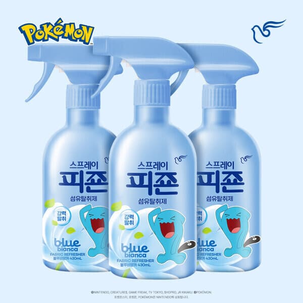 피죤-스타배송 포켓몬 스프레이피죤 블루비앙카 430ml 3개 - 최저가 16,900원