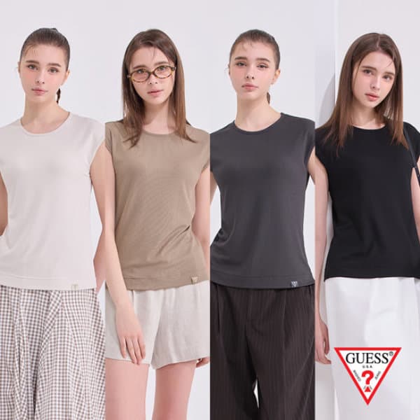 GS_SHOP_TV 게스 언더웨어 26SS 슬리브리스 탑 4종세트 - 최저가 50,920원