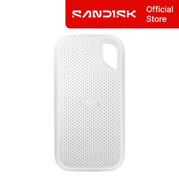샌디스크_이앤엘 샌디스크 익스트림 포터블 SSDE61 외장SSD 4TB 화이트 - 최저가 869,000원