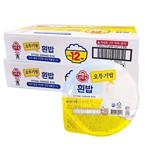 W쇼핑TV홈쇼핑 오뚜기밥 24개 210G - 최저가 26,720원