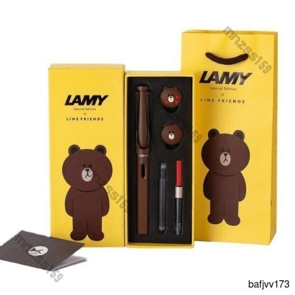 CORMIER 독일 라미 로망스 만년필 라인프렌즈 한정판 브라운 B - 최저가 17,820원
