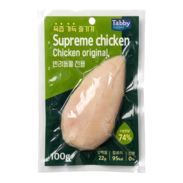 국민펫샵 테비 슈프림 치킨 오리지날 100g x 20개