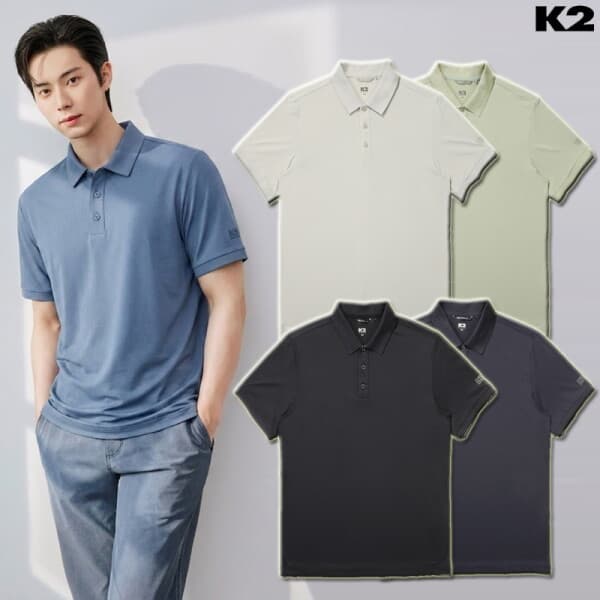 롯데 백화점 케이투 남성 아이스 코드텐 ICE 폴로 KMM24249-I