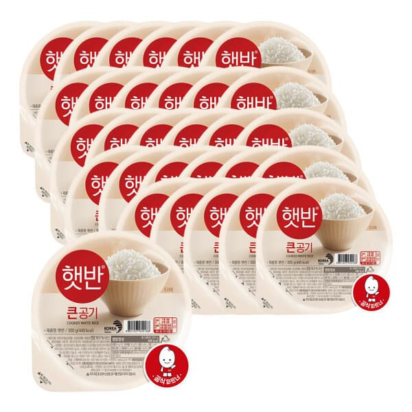 CJ제일제당-스타배송 CJ 햇반큰공기 300G 30입