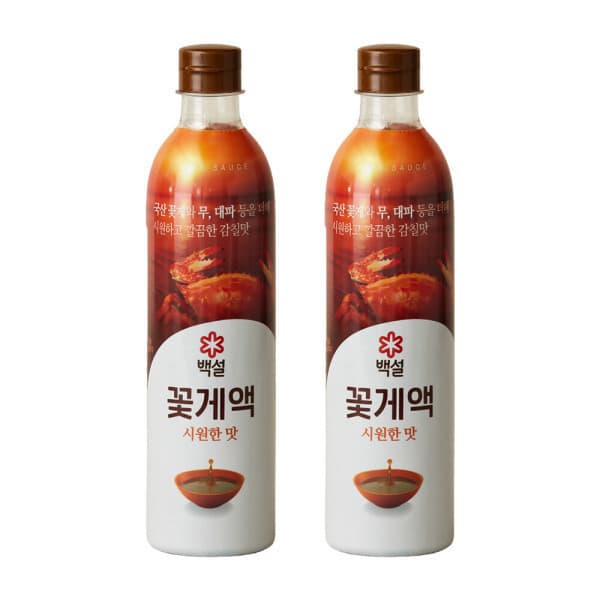 CJ제일제당-스타배송 CJ 백설 꽃게액 900G 2개 - 최저가 8,900원