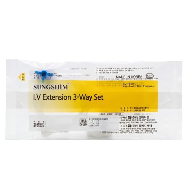 착한의료기 성심 쓰리웨이 연결줄 25cm 3way Extension 50개입 - 최저가 39,280원