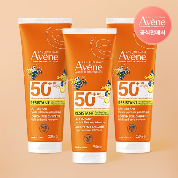 아벤느(공식판매처) 아벤느 선 레 앙팡 선크림 50+ PA++++ 250ml 3개